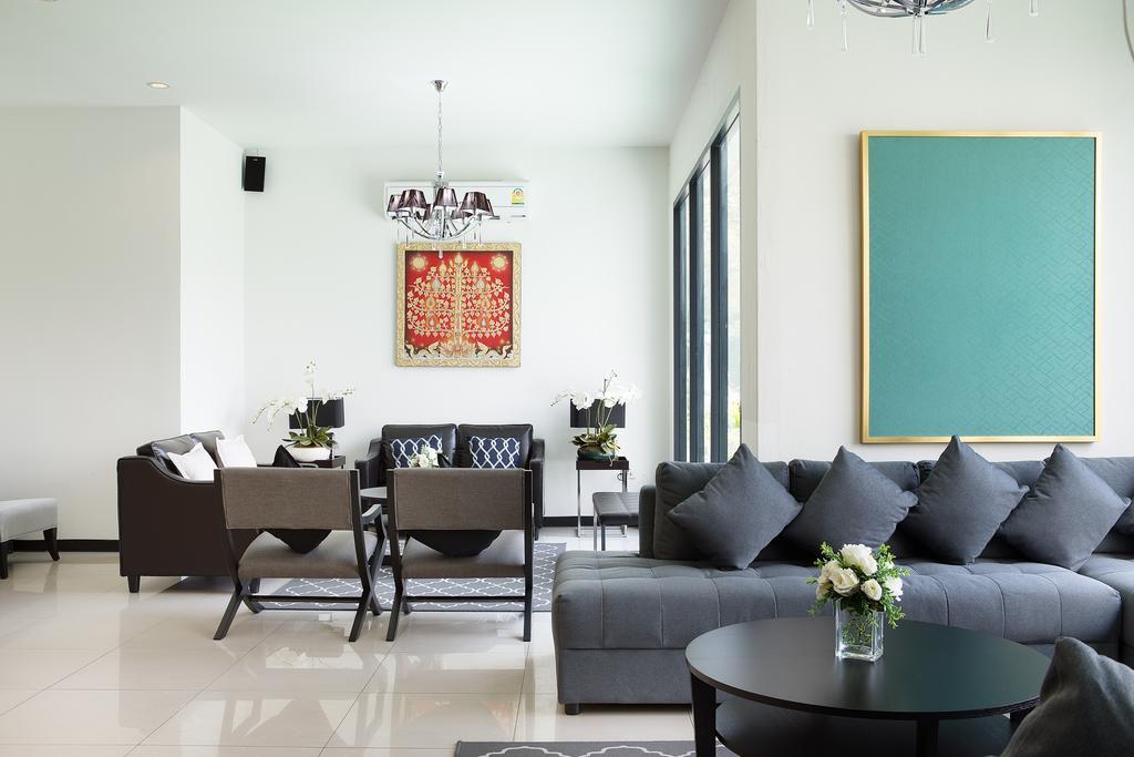 The Capital Resort @ Sukhumvit 50 Bangkok Exterior foto A living room in a condominium